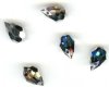 5 10x6mm Preciosa Bermuda Blue Half Coat Tear Drops